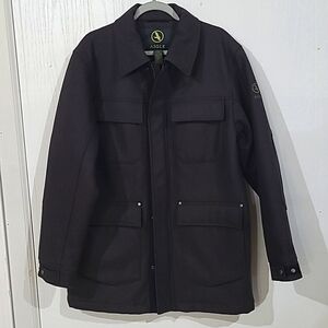 Aigle Men's Recycled Wool Military Style Saharan Coat Size Large